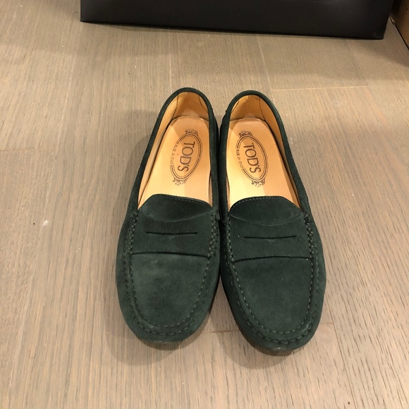 Tod's Shoes - Tods Women Suede Loafers - Very Good Condition